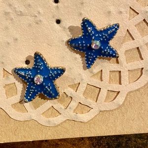 Betsey Johnson Starfish Stud Earrings